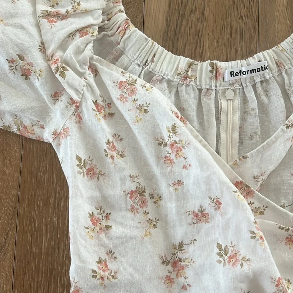 Reformation Bowie Linen Dress - Picture 5 of 8